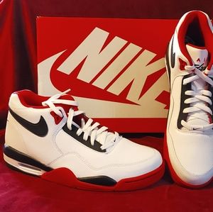 Nike Flight Legacy (White/black/red)